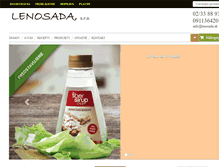 Tablet Screenshot of lenosada.sk